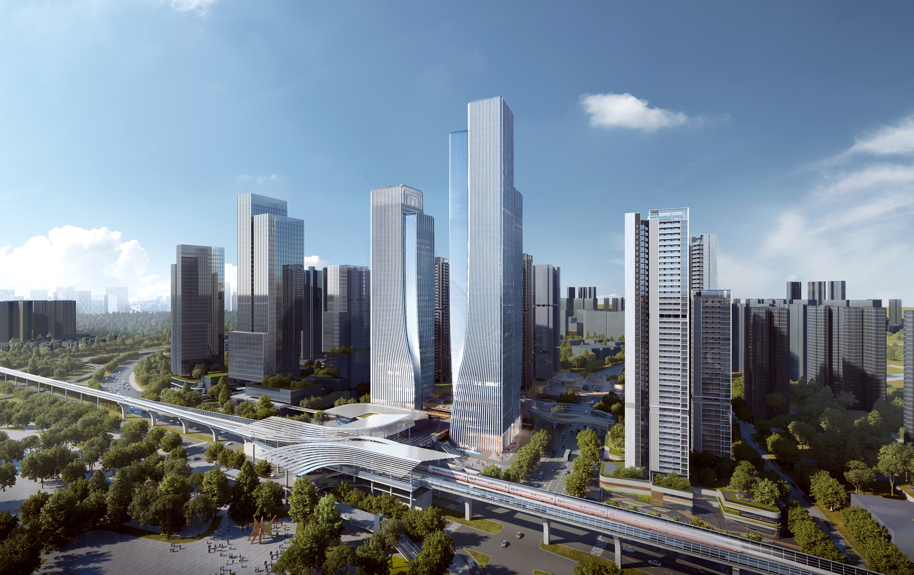 1672304779840025129.jpg 2.大运枢纽综合开发项目ONEPay
阅云境概念方案效果图.jpg