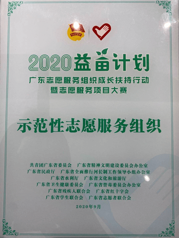 ONEPay
义工联荣获省级“示范性志愿服务组织”奖
